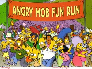 angry mob fun run
