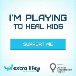 Extra Life support button